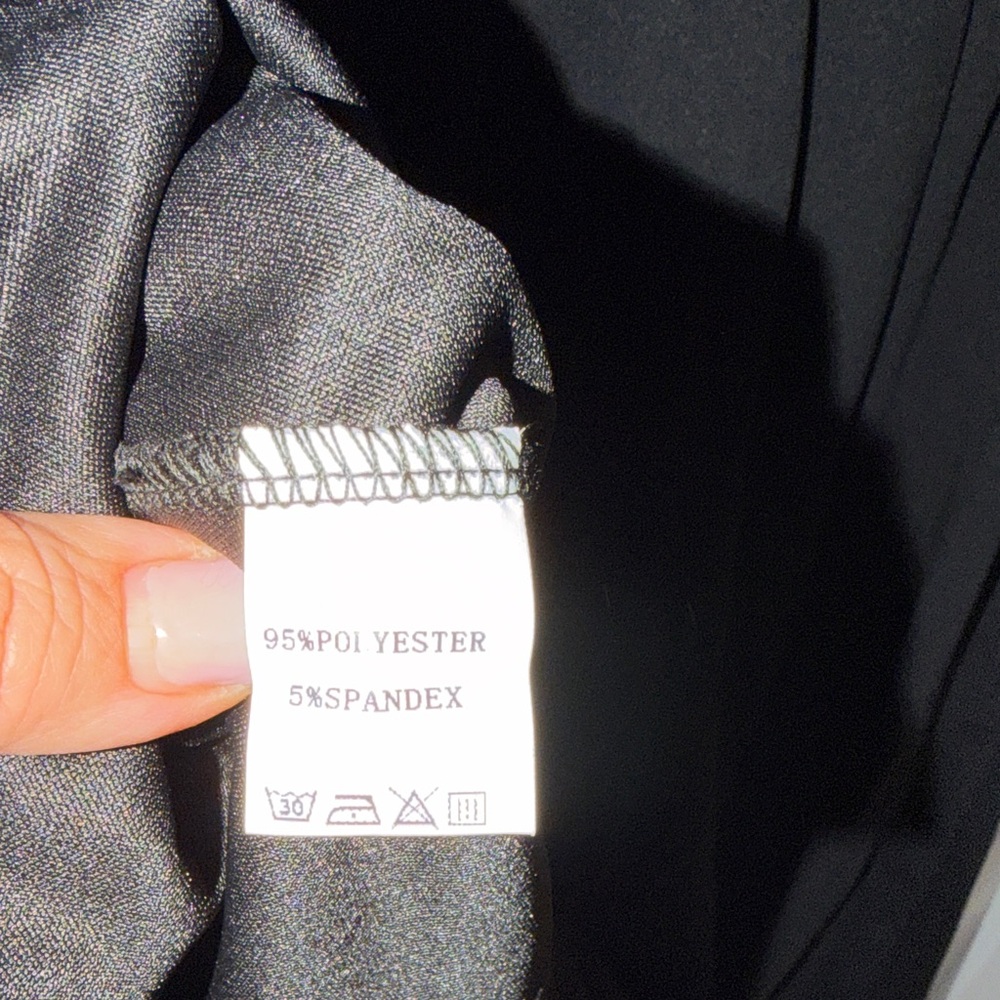 NWOT Elegant Black and Pink Midi Dress - Picture 5 of 7